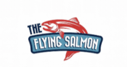 animated gif of salmon & logo